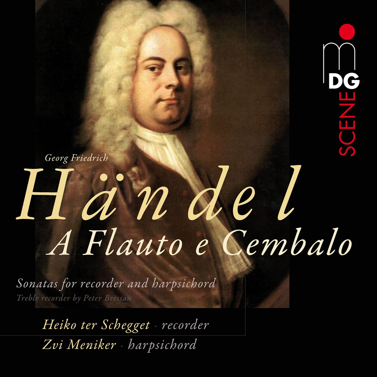 Afbeelding van Heiko Ter Schegget & Zvi Meniker - Händel: Sonatas For Recorder And Harpichord