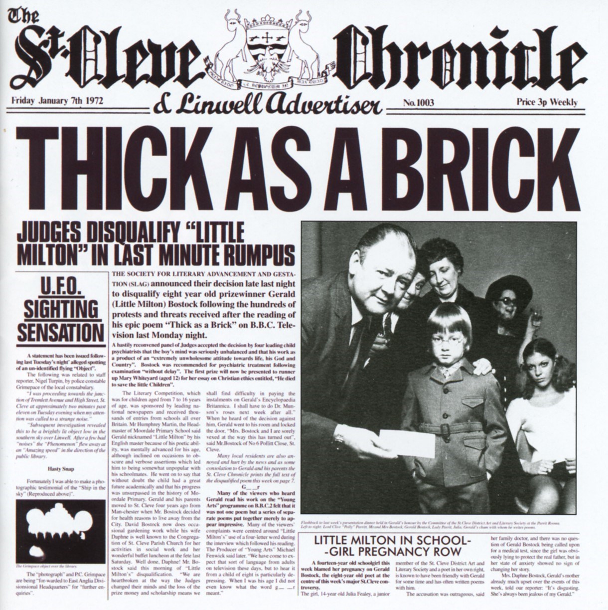 Jethro Tull - Thick As A Brick (The 2012 Steven Wilson Stereo Remix)
