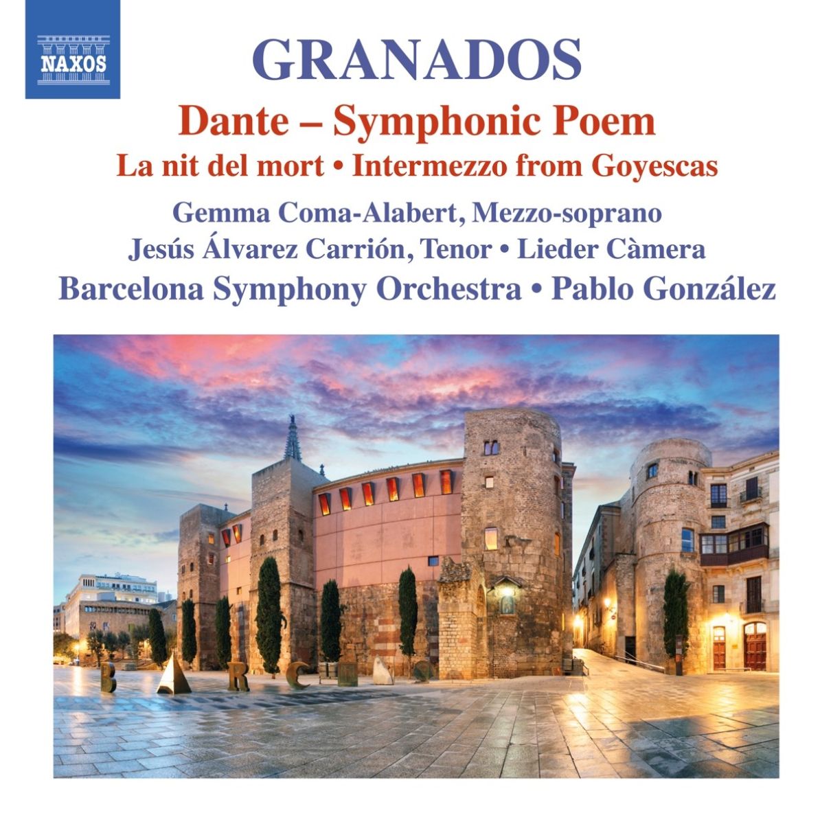Afbeelding van Barcelona Symphony Orchestra, Pablo González - Granados: Dante-Symphonic Poem