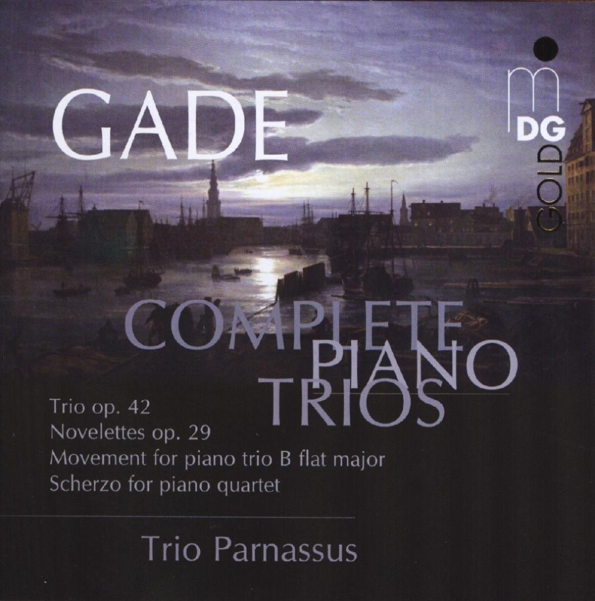 Afbeelding van Trio Parnassus & Thomas Selditz - Gade: Complete Piano Trios