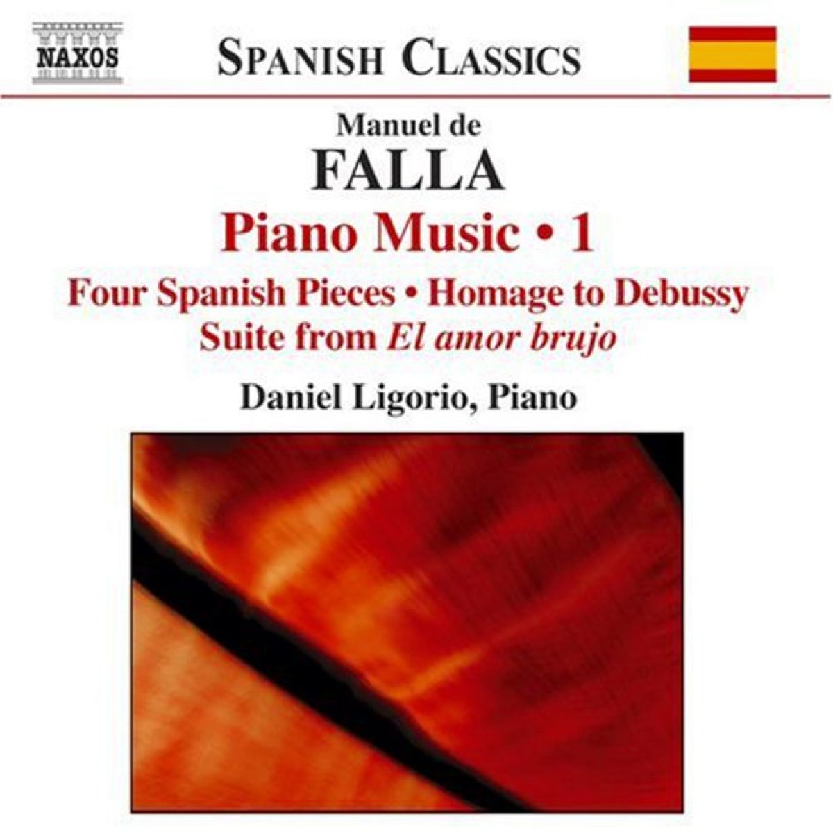 Afbeelding van Daniel Ligorio - De Falla: Piano Works Volume 1