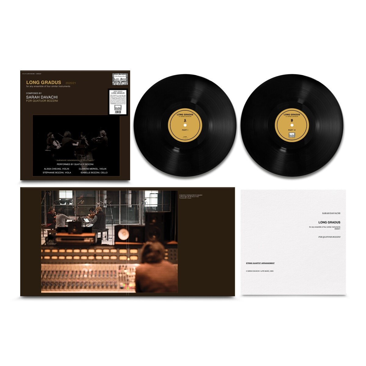 Sarah Davachi, Quatuor Bozzini - Long Gradus