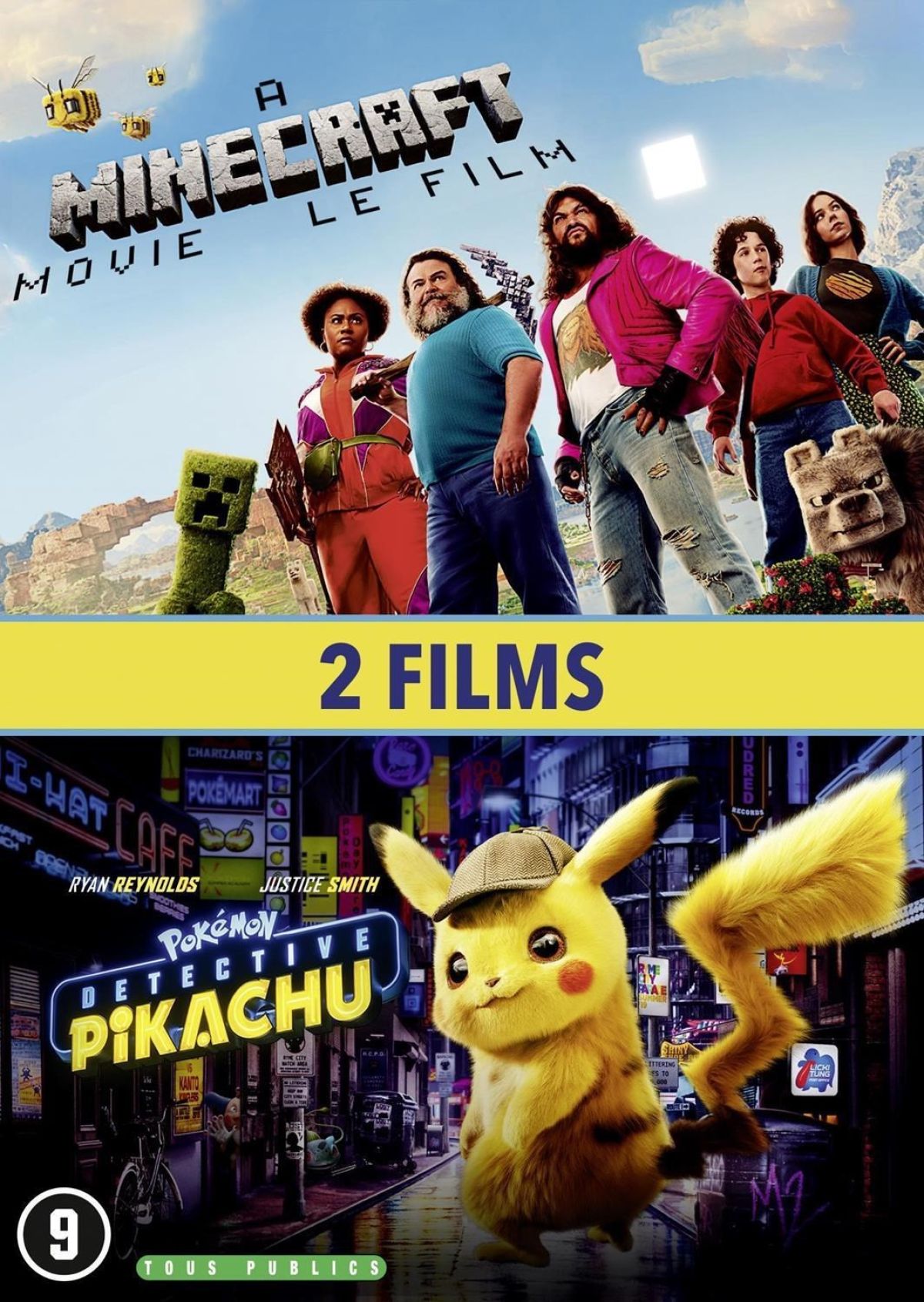A Minecraft Movie & Pokemon Detective Pikachu 