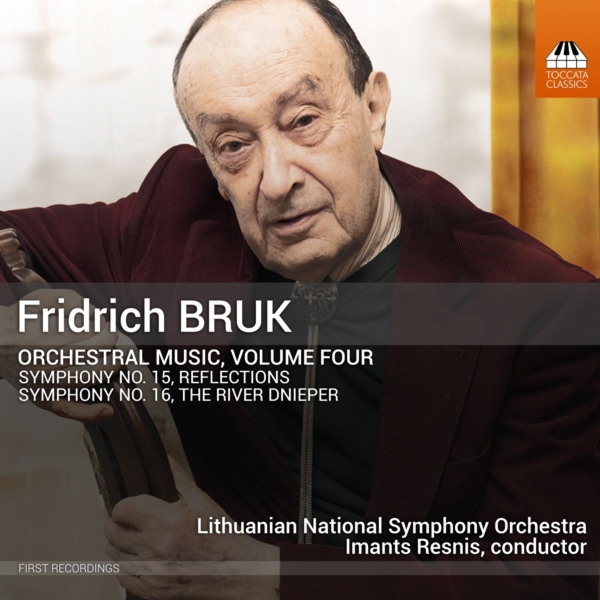 Afbeelding van Lithuanian National Symphony Orchestra, Imants Resnis - Bruk: Orchestral Music, Vol. 4