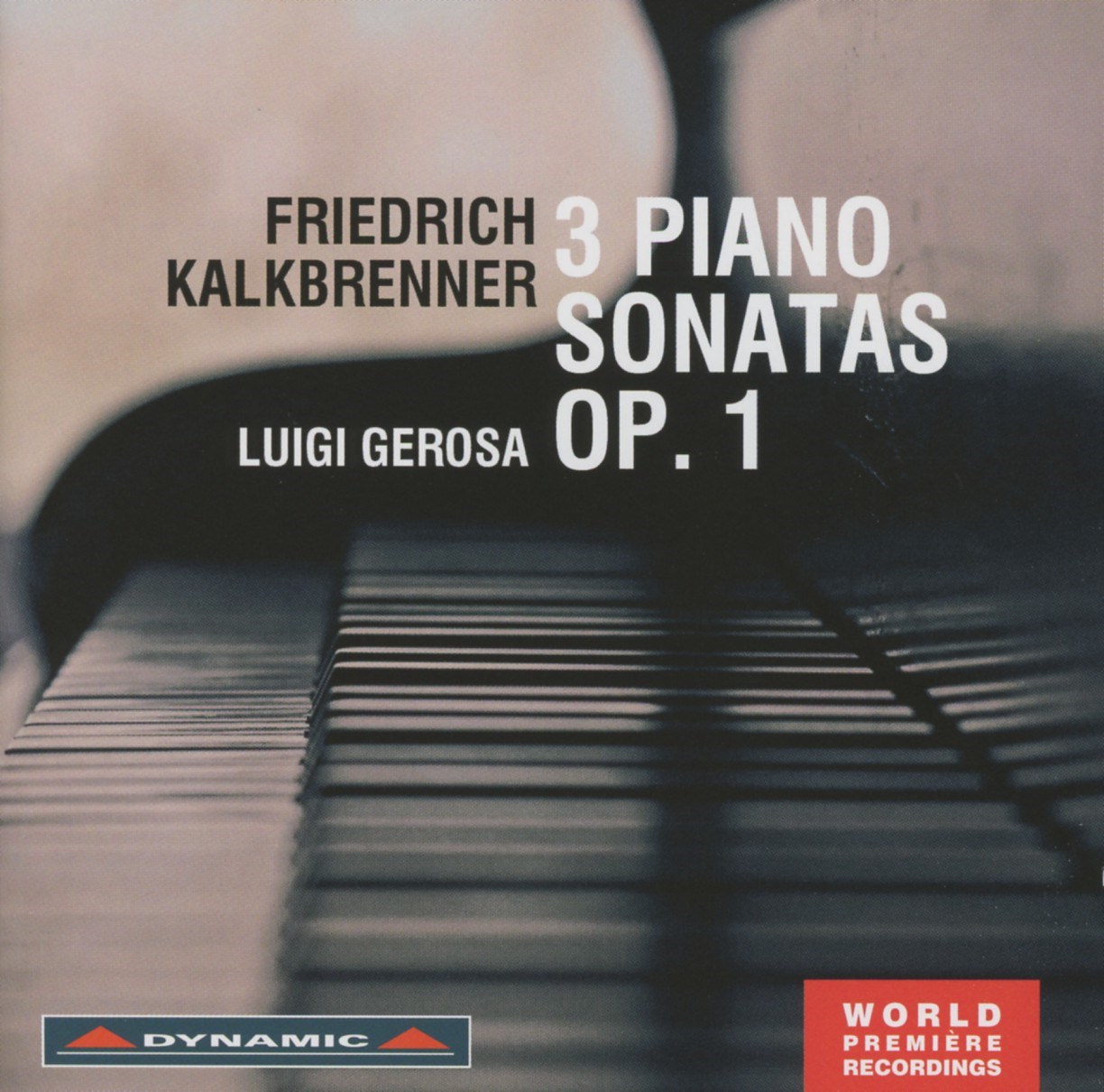 Afbeelding van Luigi Gerosa - Kalkbrenner: 3 Piano Sonatas Op. 1