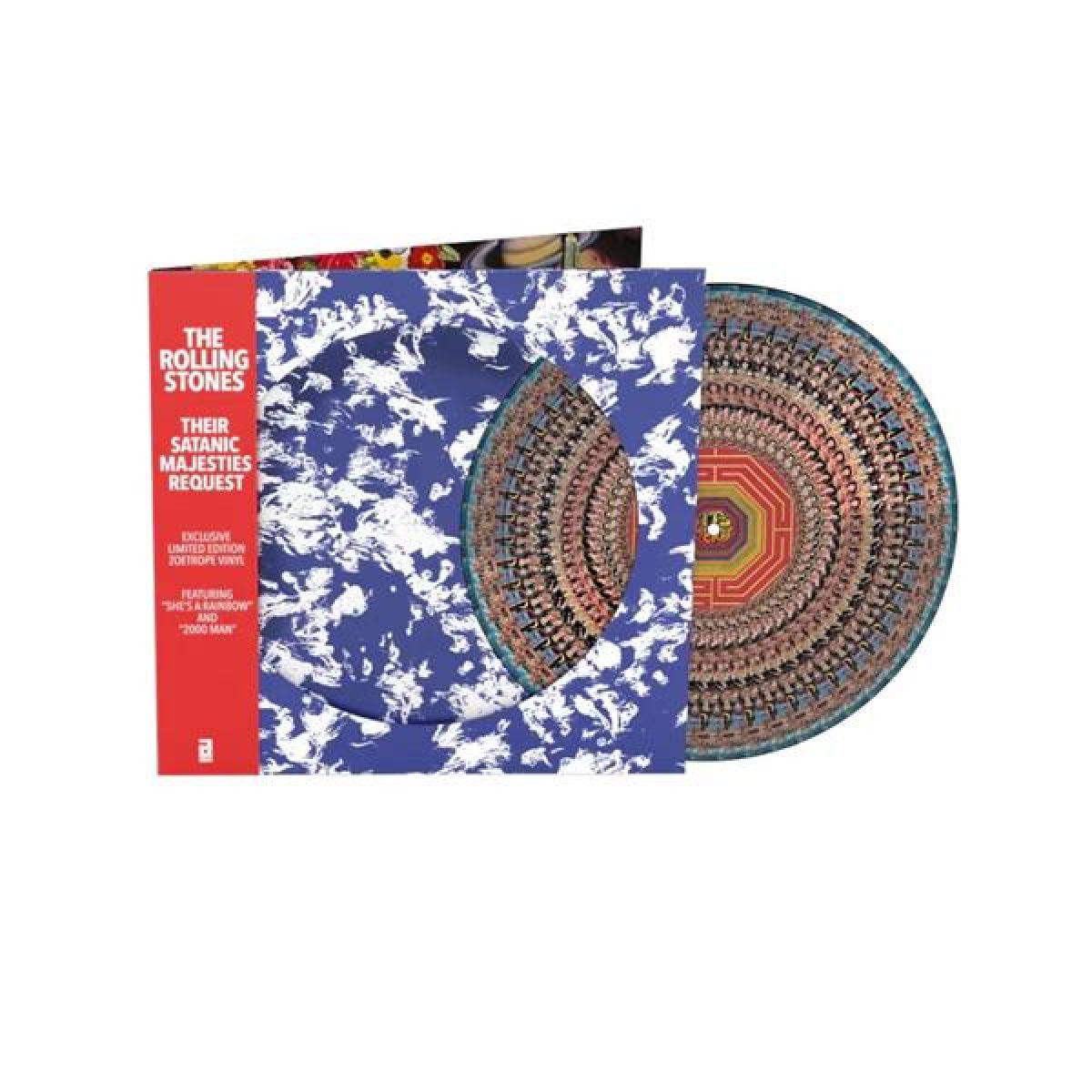 Afbeelding van Rolling Stones - Their Satanic Majesties Request (zoetrope vinyl)