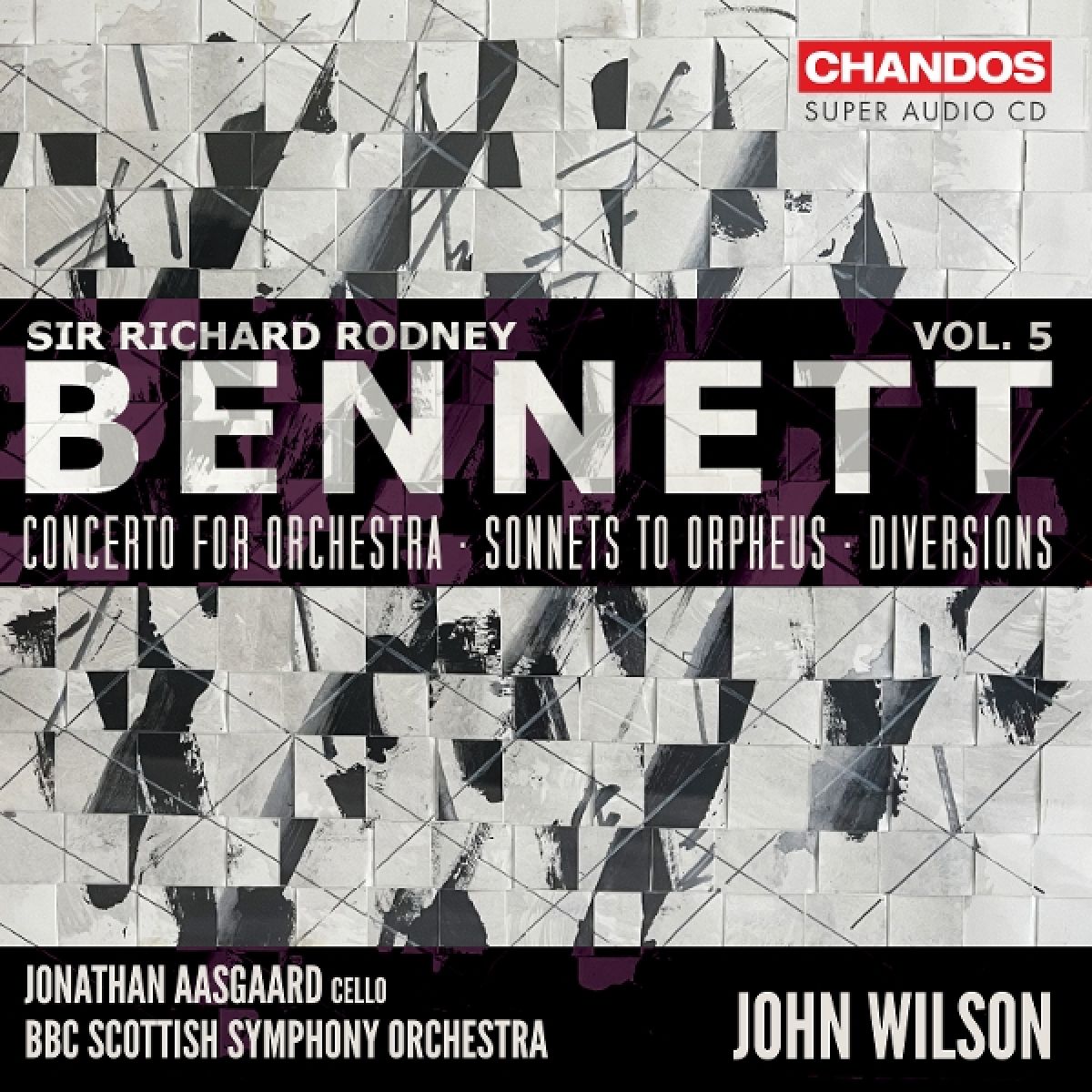 Afbeelding van BBC Scottish Symphony Orchestra & John Wilson - Richard Rodney Bennett Orchestral Works
