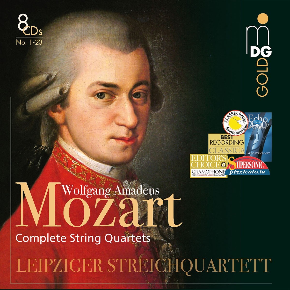 Afbeelding van Leipziger Streichquartett - Mozart: Compl. String Quartets