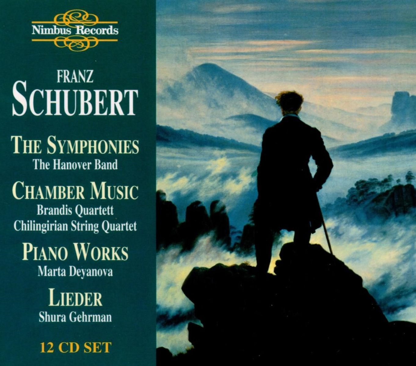 Afbeelding van The Hanover Band, Brandiss Quartett, Martsa Deyanova, Shura Gehrman - Schubert: The Symphonies | Chamber Music | Piano Works | Lieder