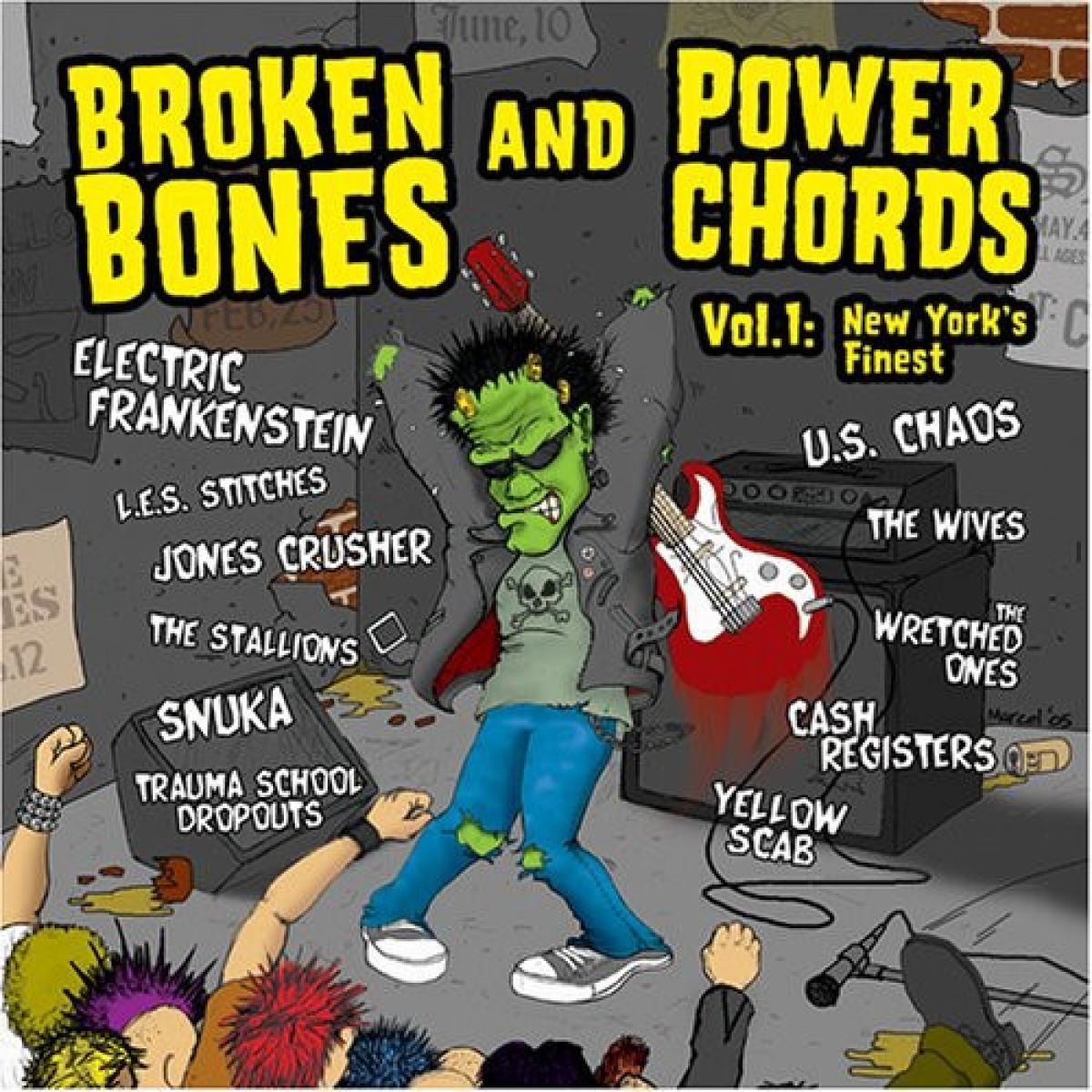 Afbeelding van Various Artists - Broken Bones And Power Chords Vol.1: New York's Finest