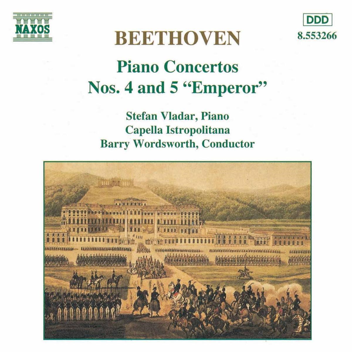 Afbeelding van Stefan Vladar, Capella Istropolitana, Barry Wordsworth - Beethoven: Piano Concertos 4 & 5