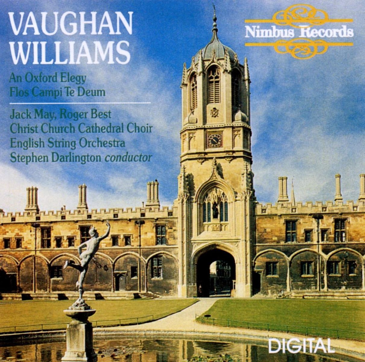 Afbeelding van Christ Church Cathedral Choir, English String Orchestra, Stephen Darlington - Vaughan Williams: An Oxford Elegy | Flos Campi Te Deum