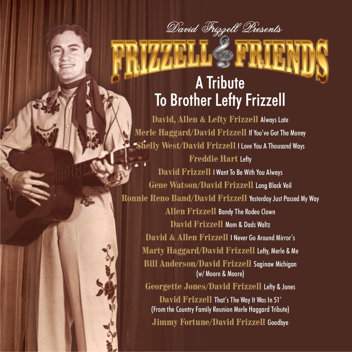 Afbeelding van David Frizzell & Friends - A Tribute To Brother Lefty Frizzell