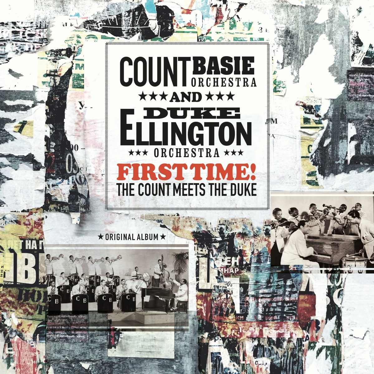 Afbeelding van Count Basie Orchestra and Duke Ellington And His Orchestra - First Time! The Count Meets The Duke