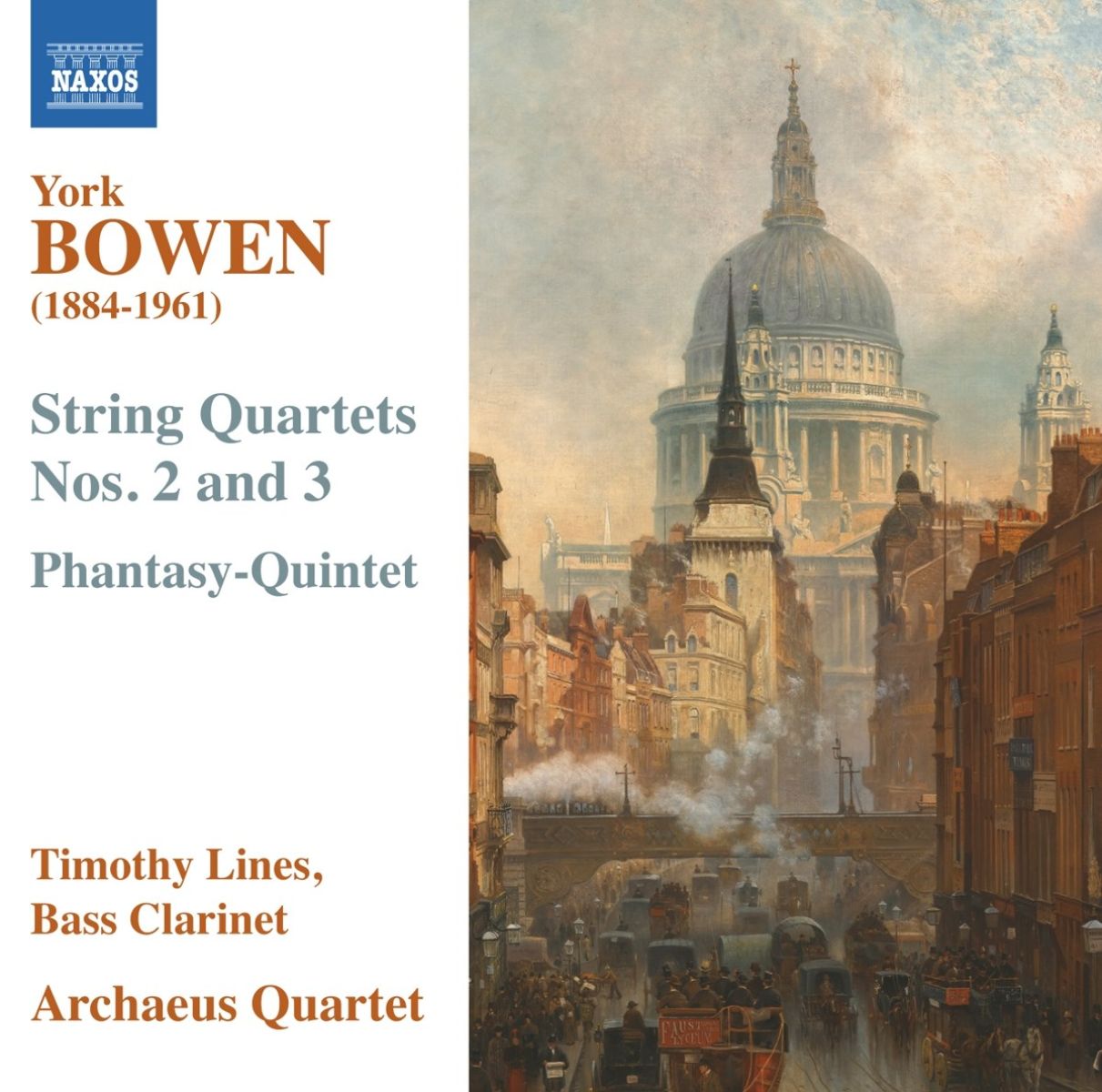 Archaeus Quartet & Timothy Lines - Bowen: String Quartets Nos. 2 And 3, Phantasy-Quintet