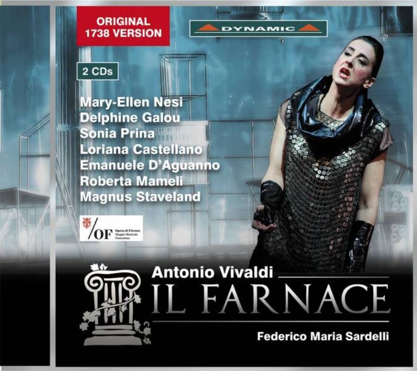 Afbeelding van Mary-Ellen Nesi, Sonia Prina, Roberta Mameli, Magnus Staveland, Emanuele D'Aguanno, Federico Maria Sardelli - Vivaldi: Il Farnace