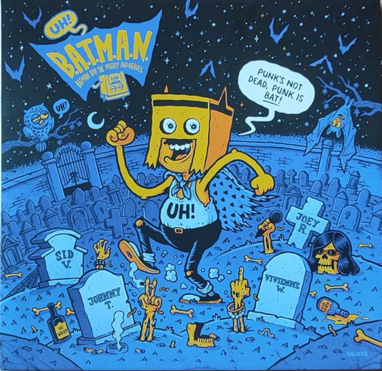 Afbeelding van Batman & The Mighty Antiheros - Punk's Not Dead, Punk Is Bat!