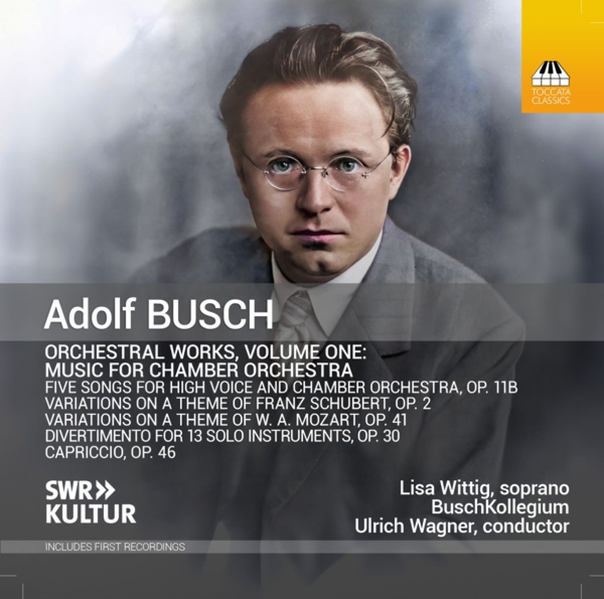 Afbeelding van Lisa Wittig, Buschkollegium, Ulrich Wagner - Busch: Orchestral Works Volume One, Music For Chamber Orchestra