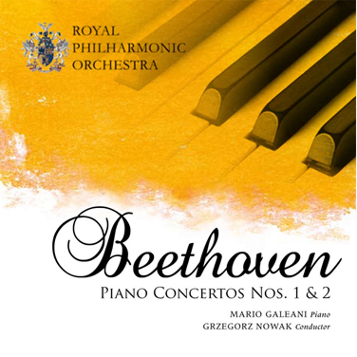 Afbeelding van Mario Galeani, Royal Philharmonic Orchestra, Grzegory Nowak - Beethoven: Piano Concertos Nos. 1 & 2