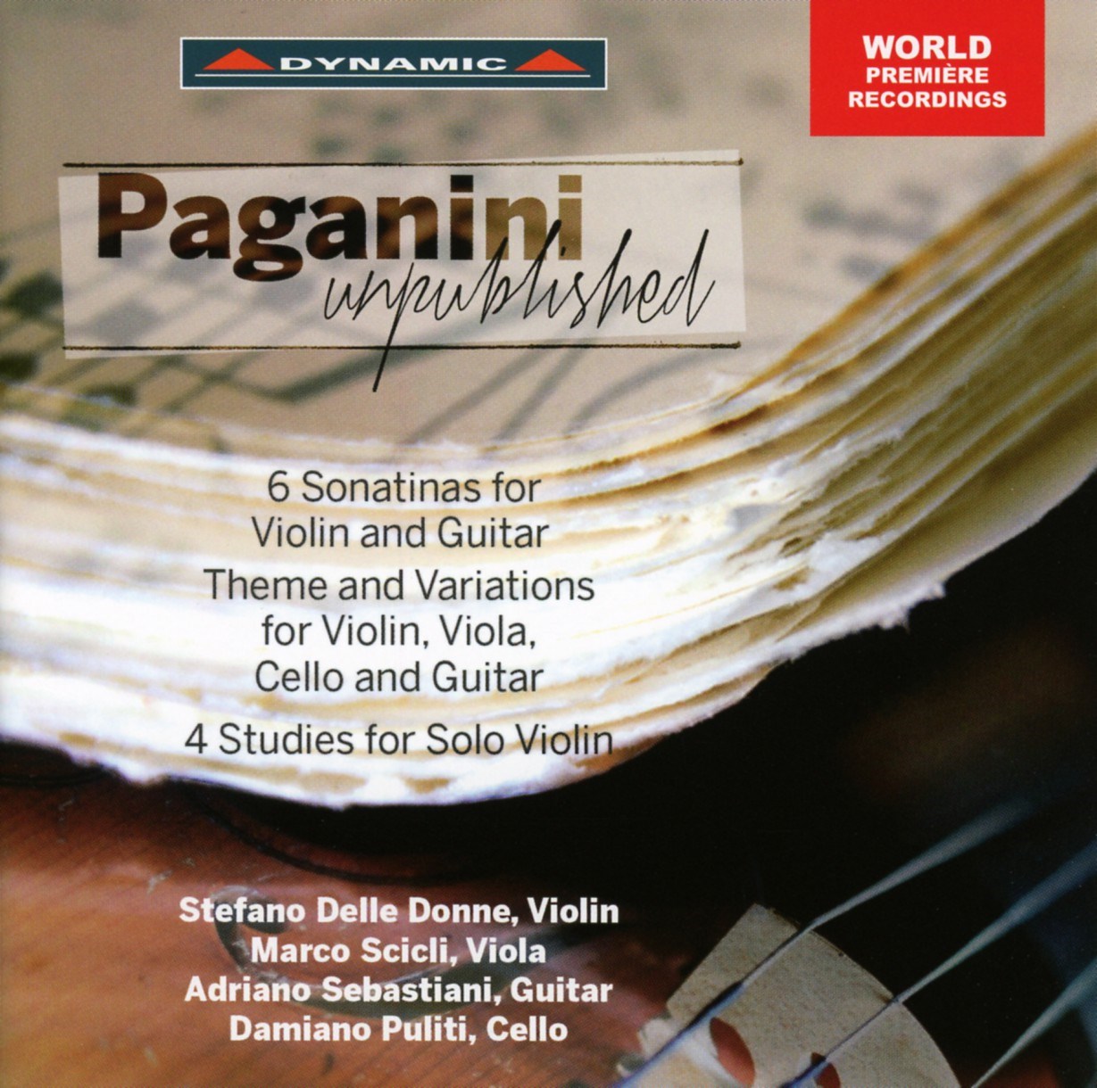 Stefano Delle Donne, Marco Scicli, Adriano Sebastiani, Damiano Puliti - Paganini Unpublished