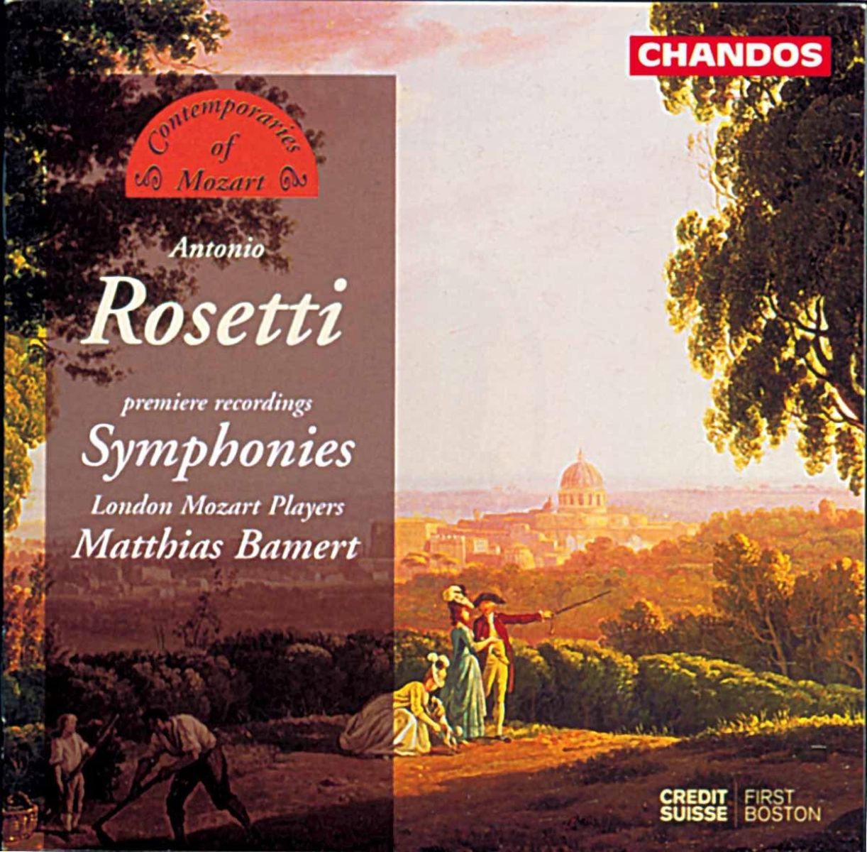 Afbeelding van London Mozart Players, Matthias Bamert - Rosetti: Symphonies