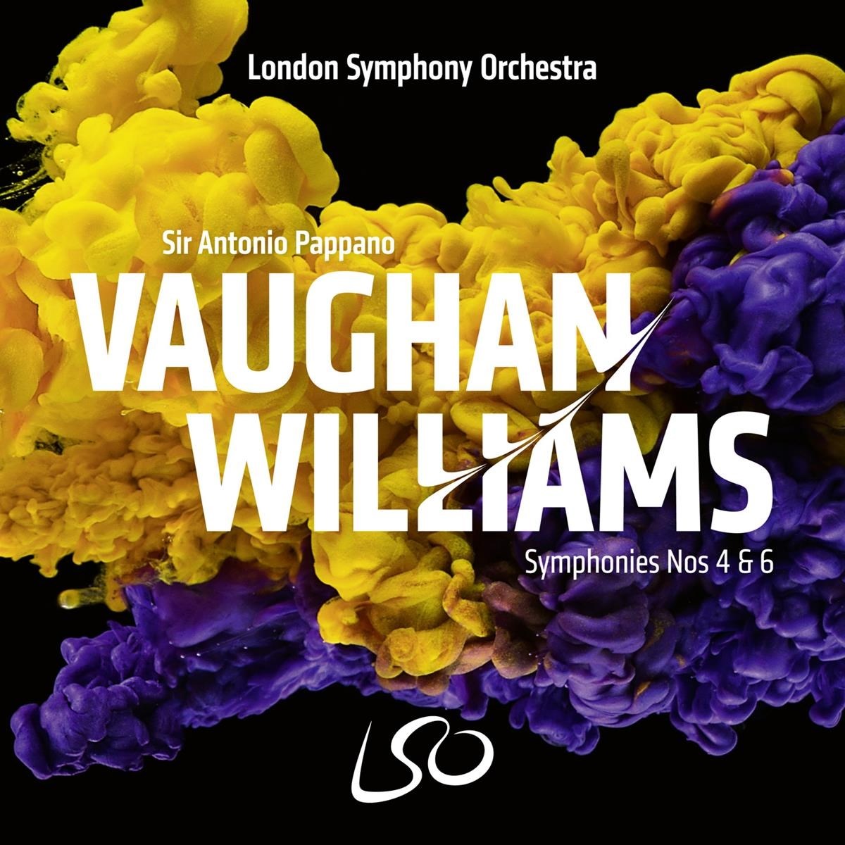 Afbeelding van London Symphony Orchestra, Sir Antonio Pappano - Williams: Symphonies Nos. 4 & 6