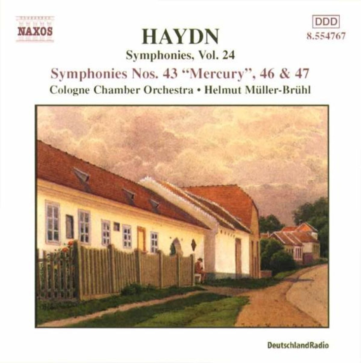 Afbeelding van Cologne Chamber Orchestra, Helmut Müller-Brühl - Haydn: Symphonies 43 Mercury :46:47