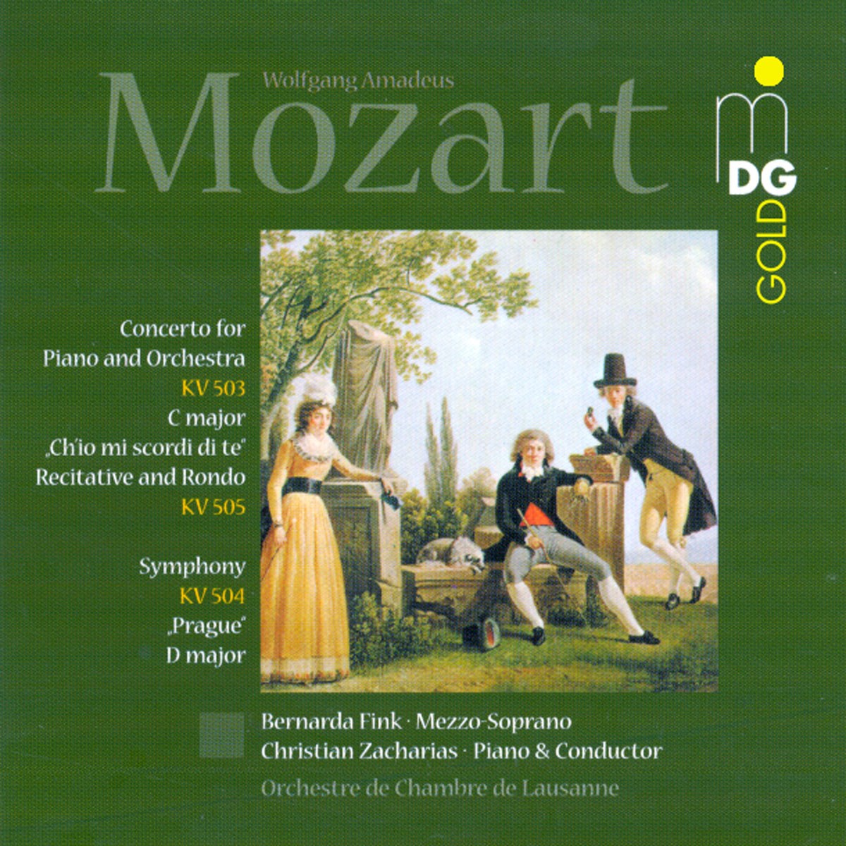 Christian Zacharias, Orchestre De Chambre De Lausanne, Bernarda Fink - Mozart: Concerto Kv 503, Aria Kv 505, Symphony Kv 504