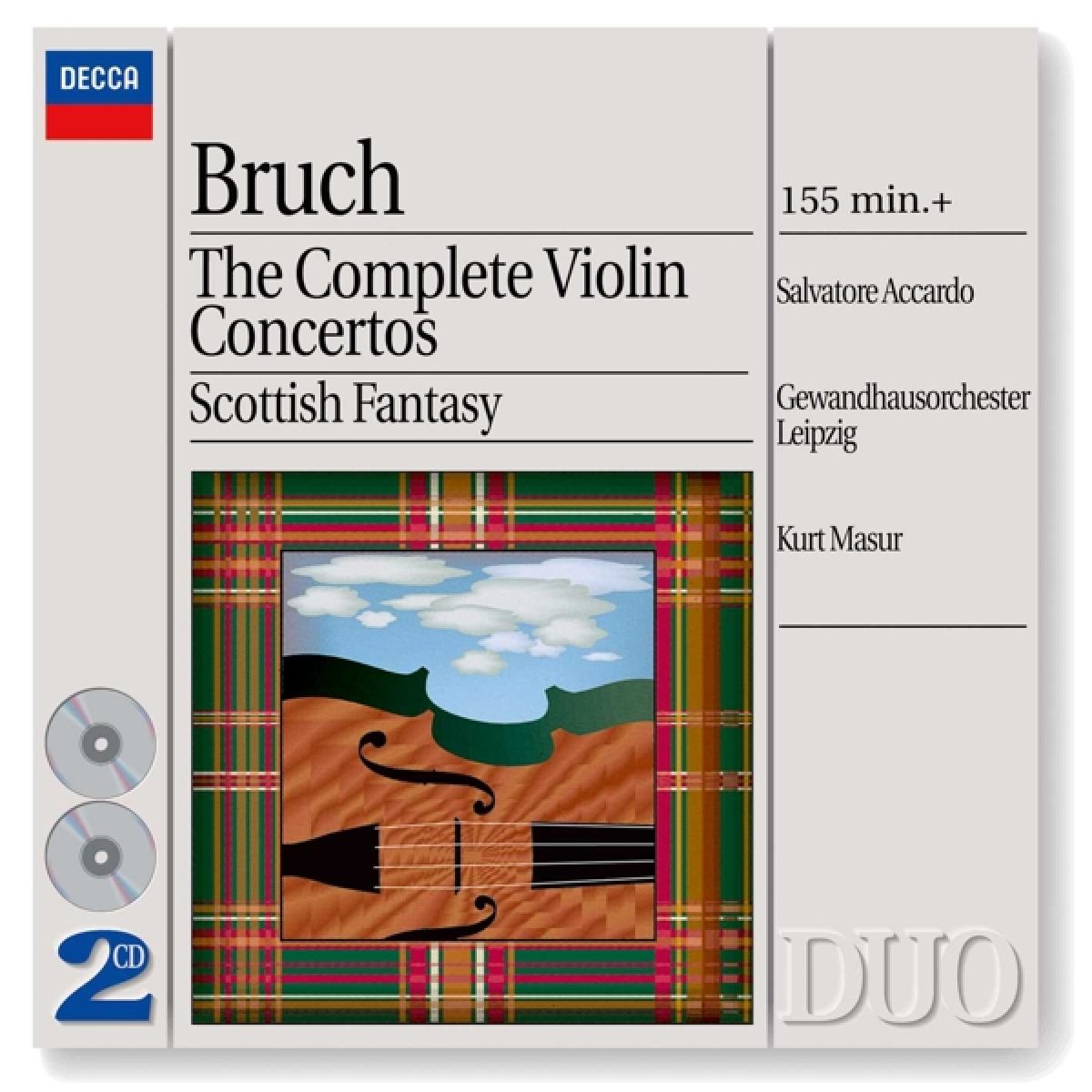 Salvatore Accardo, Gewandhausorchester Leipzig, Kurt Musur - Bruch: The Complete Violin Concertos