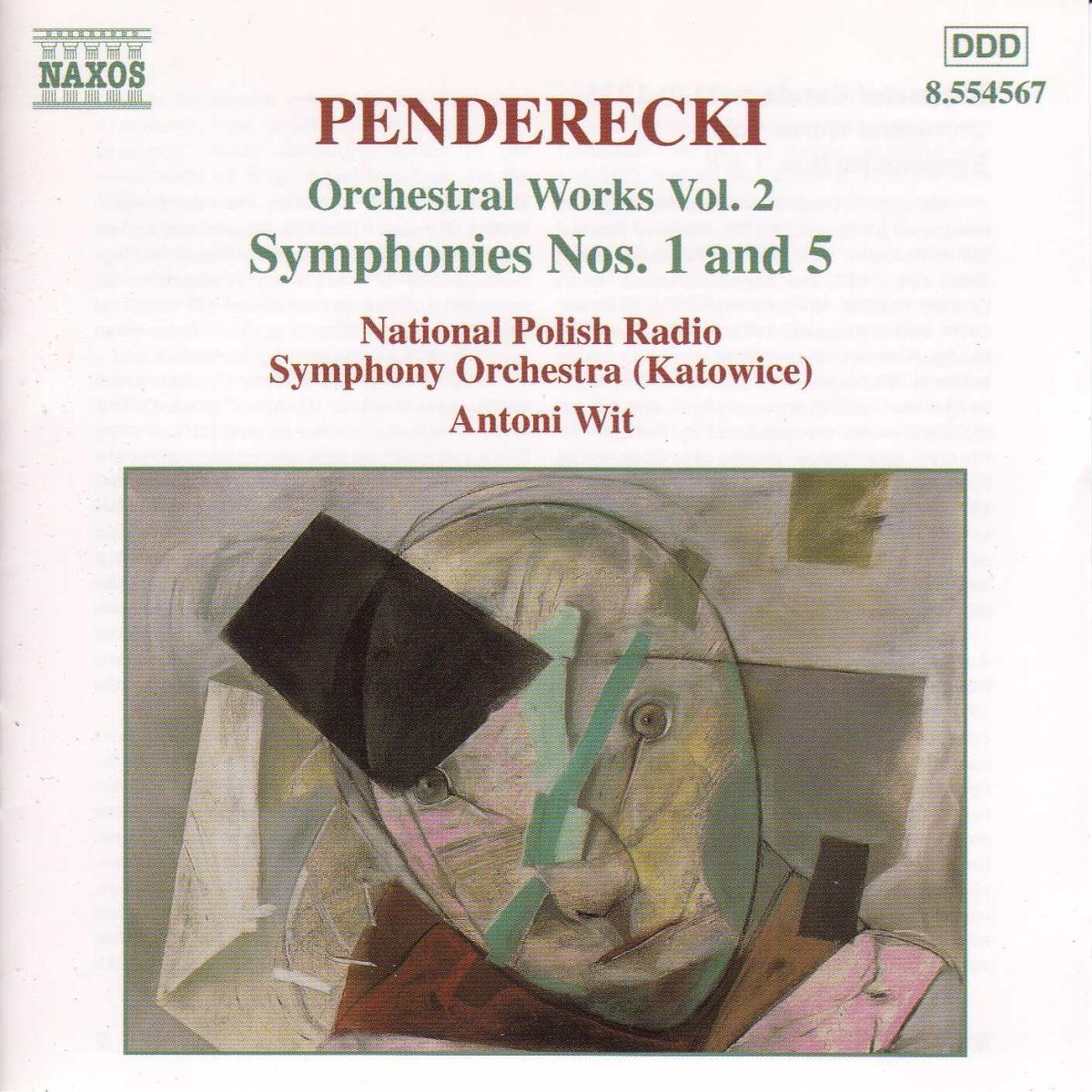 Afbeelding van Polish National Radio Symphony Orchestra, Antoni Wit - Penderecki: Orchestral Works 2