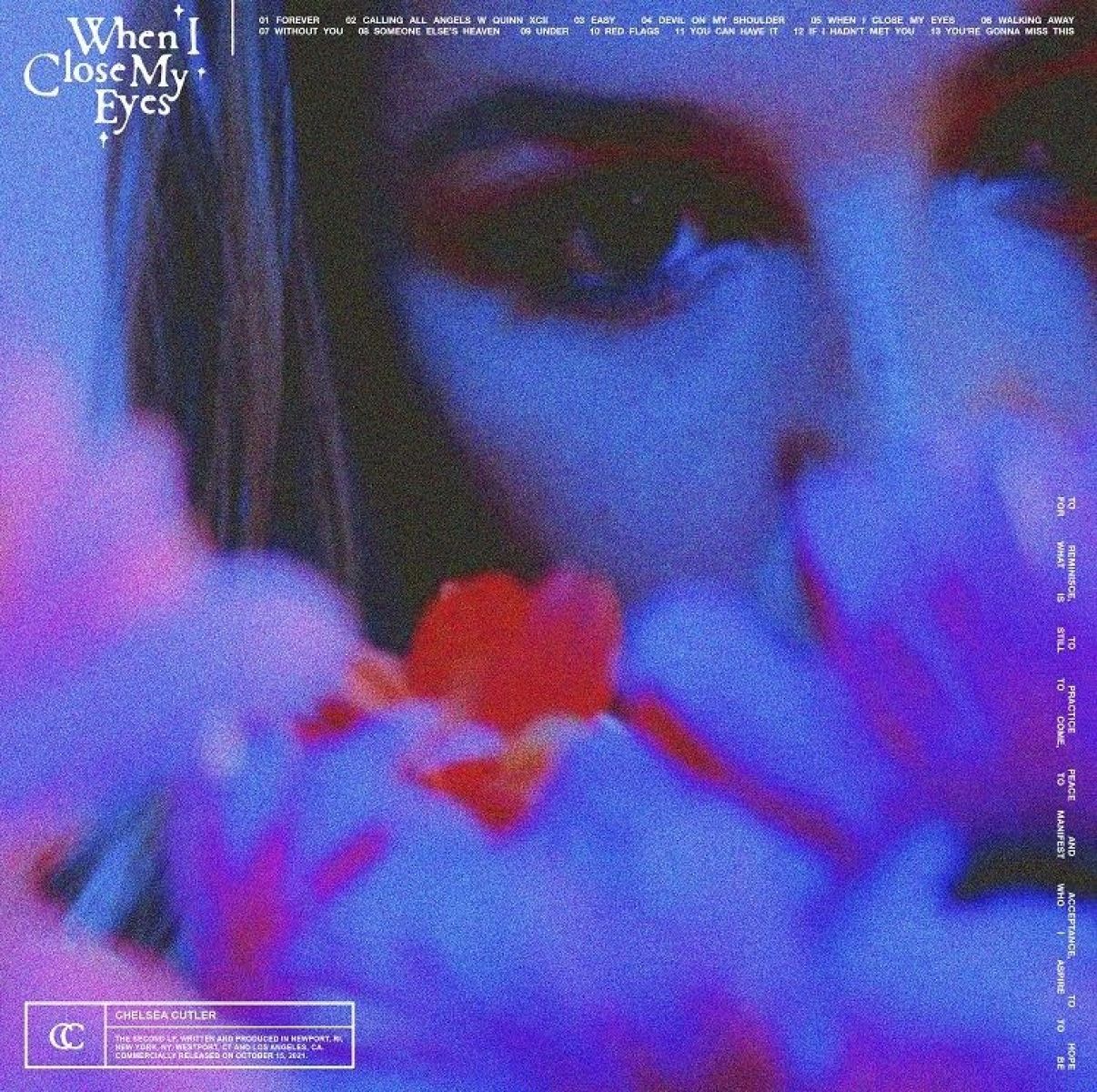 Afbeelding van Chelsea Cutler - When I Close My Eyes
