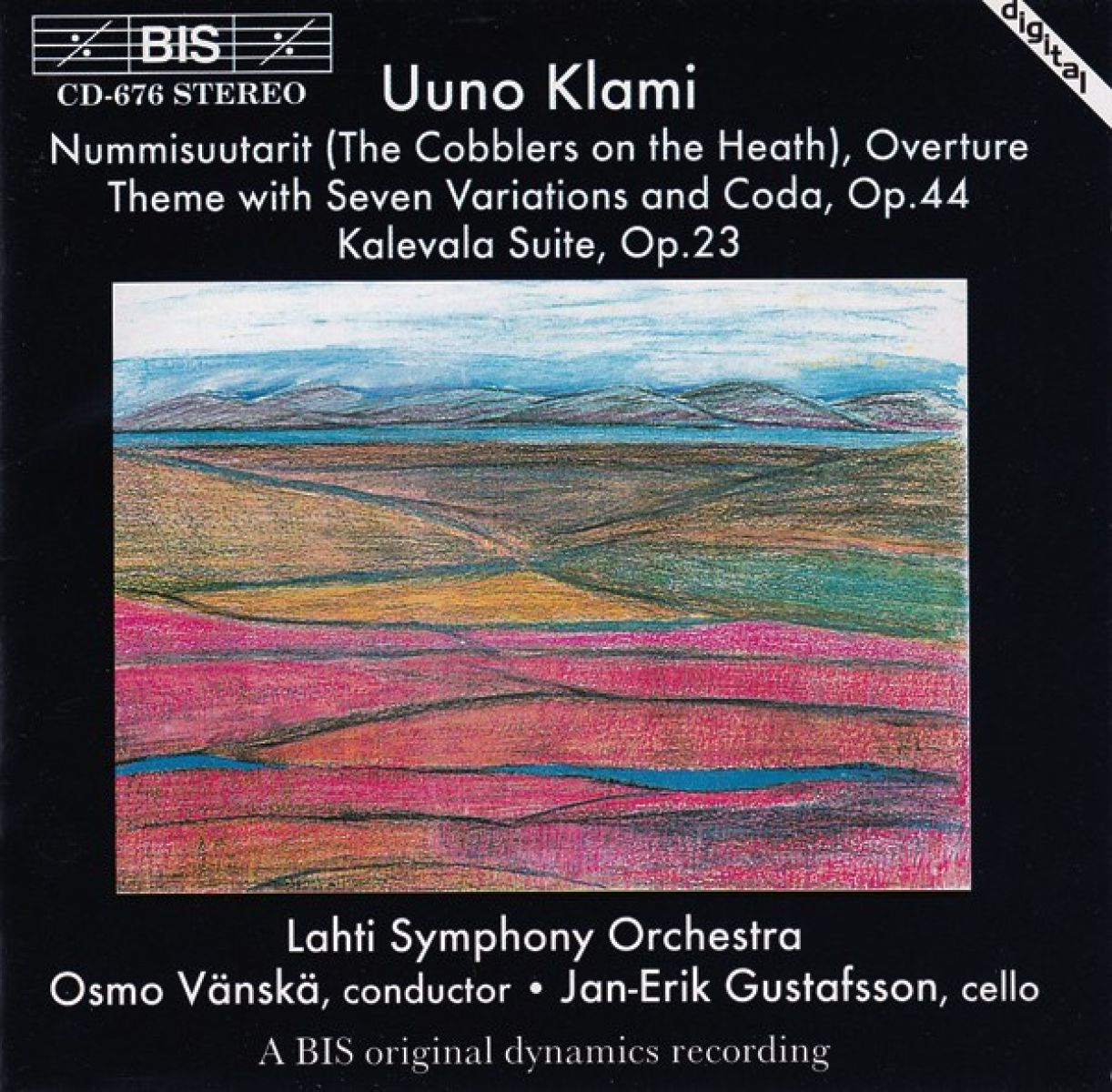 Afbeelding van Jan-Erik Gustafsson, Lahti Symphony Orchestra, Osmo Vänskä - Klami: Nummisuutarit