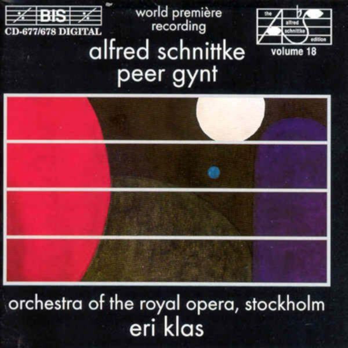 Afbeelding van Stockholm Orchestra Of The Royal Opera, Eri Klas - Schnittke: Peer Gynt