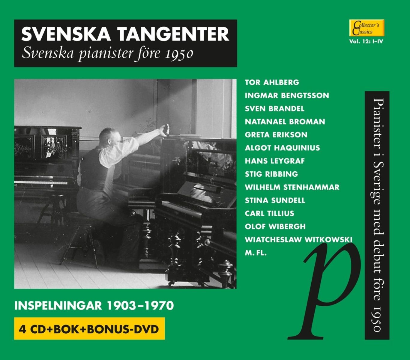 Afbeelding van Various Artists - Svenska Tangenter - Svenska Pianister Före 1950