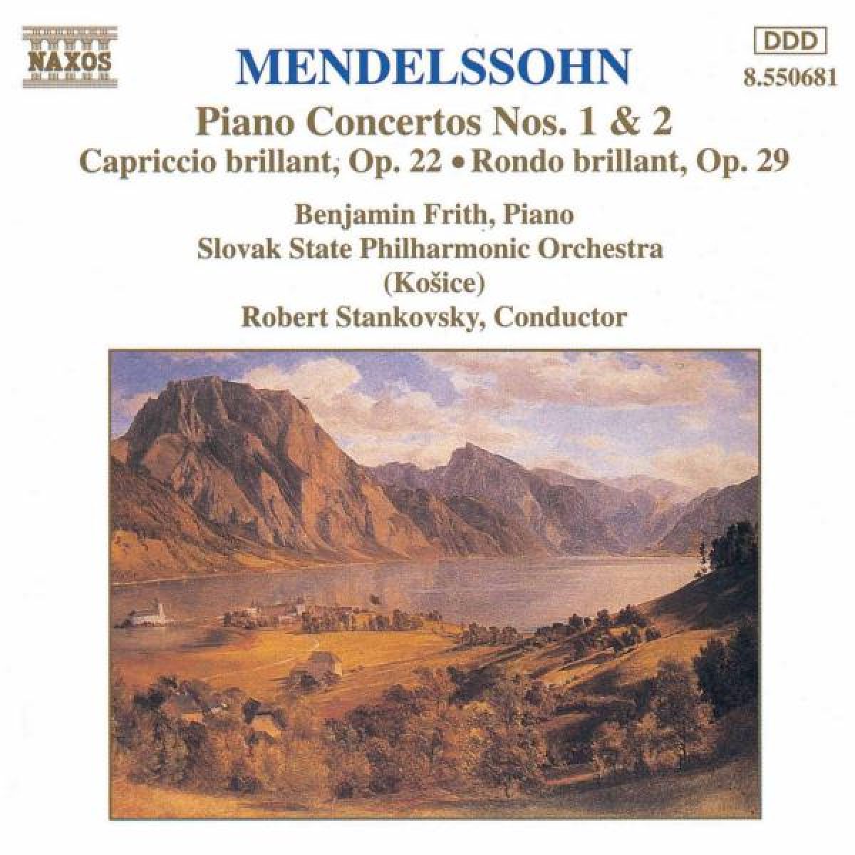 Afbeelding van Benjamin Frith - Mendelssohn: Piano Concertos 1 & 2