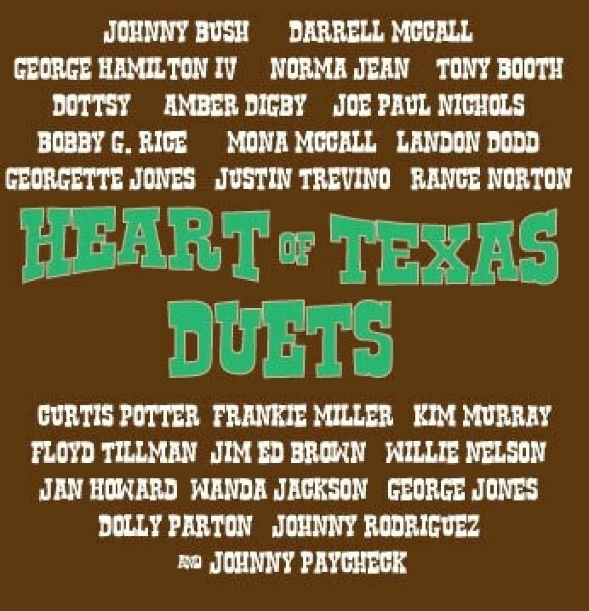 Afbeelding van Various Artists - Heart Of Texas - Duets