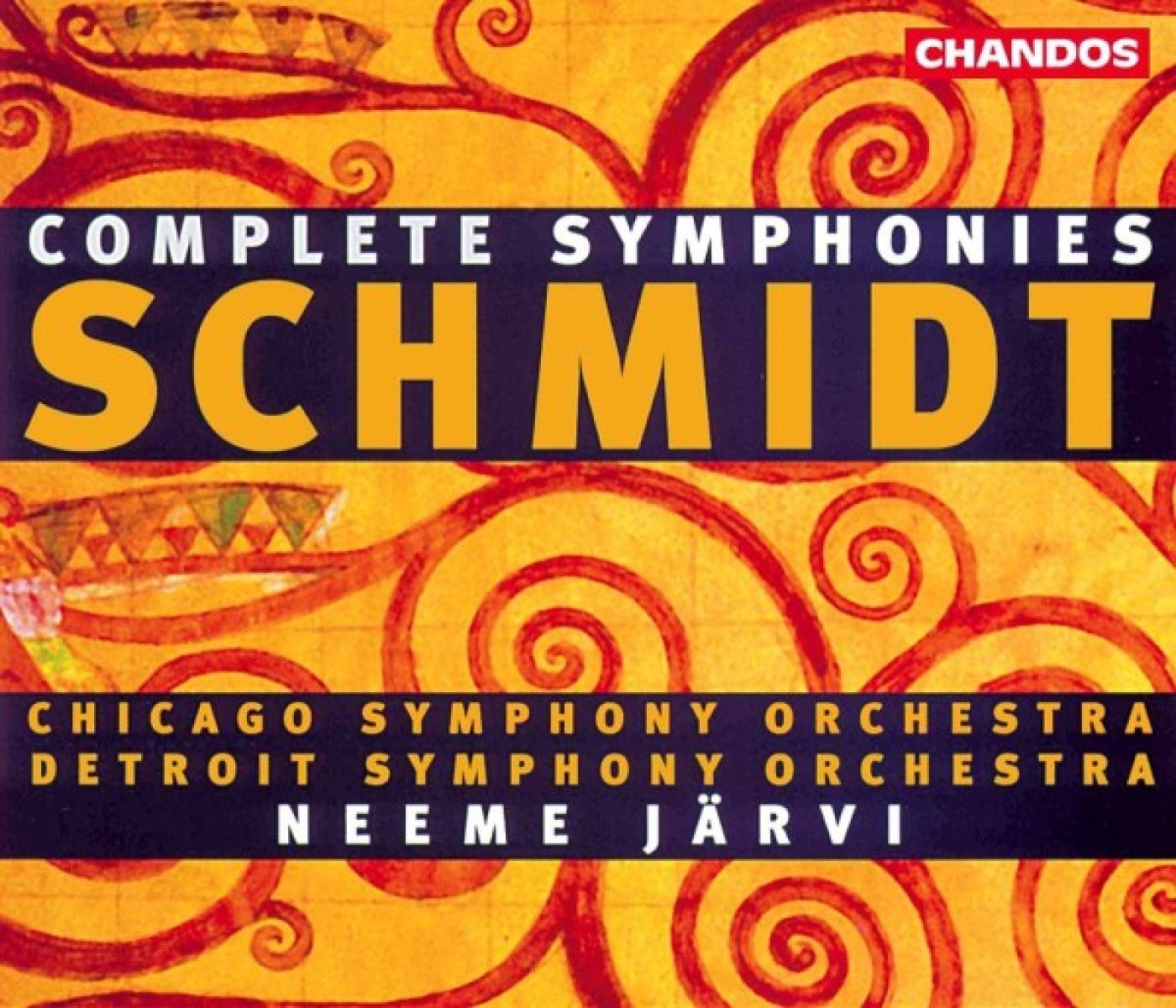 Afbeelding van Marcy Chanteaux, Detroit Symphony Orchestra, Neeme Järvi - Schmidt: Complete Symphonies
