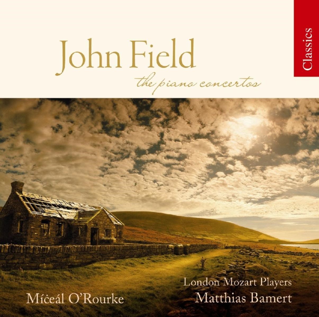 Afbeelding van Míceál O'Rourke, London Mozart Players - Field: The Piano Concertos