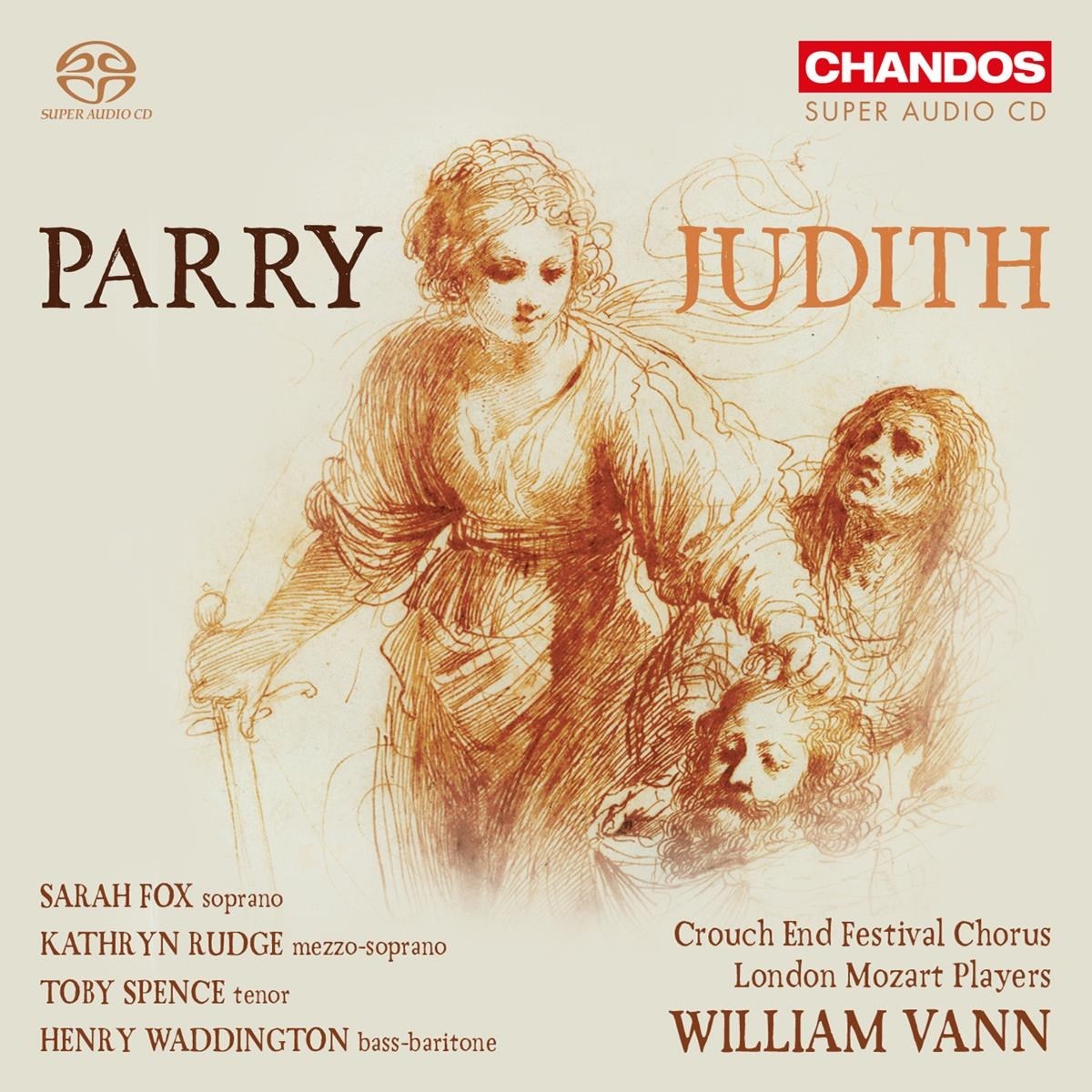 Afbeelding van Sarah Fox, London Mozart Players, William Vann - Parry: Judith