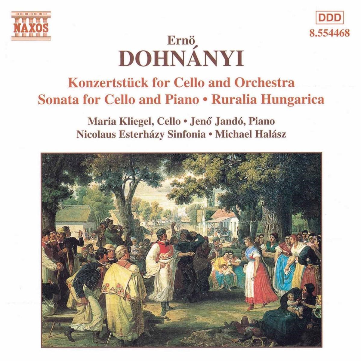 Afbeelding van Maria Kliegel, Jeno Jandó, Nicolaus Estrházy Sinfonia, Michael Halász - Dohnányi: Cello Works