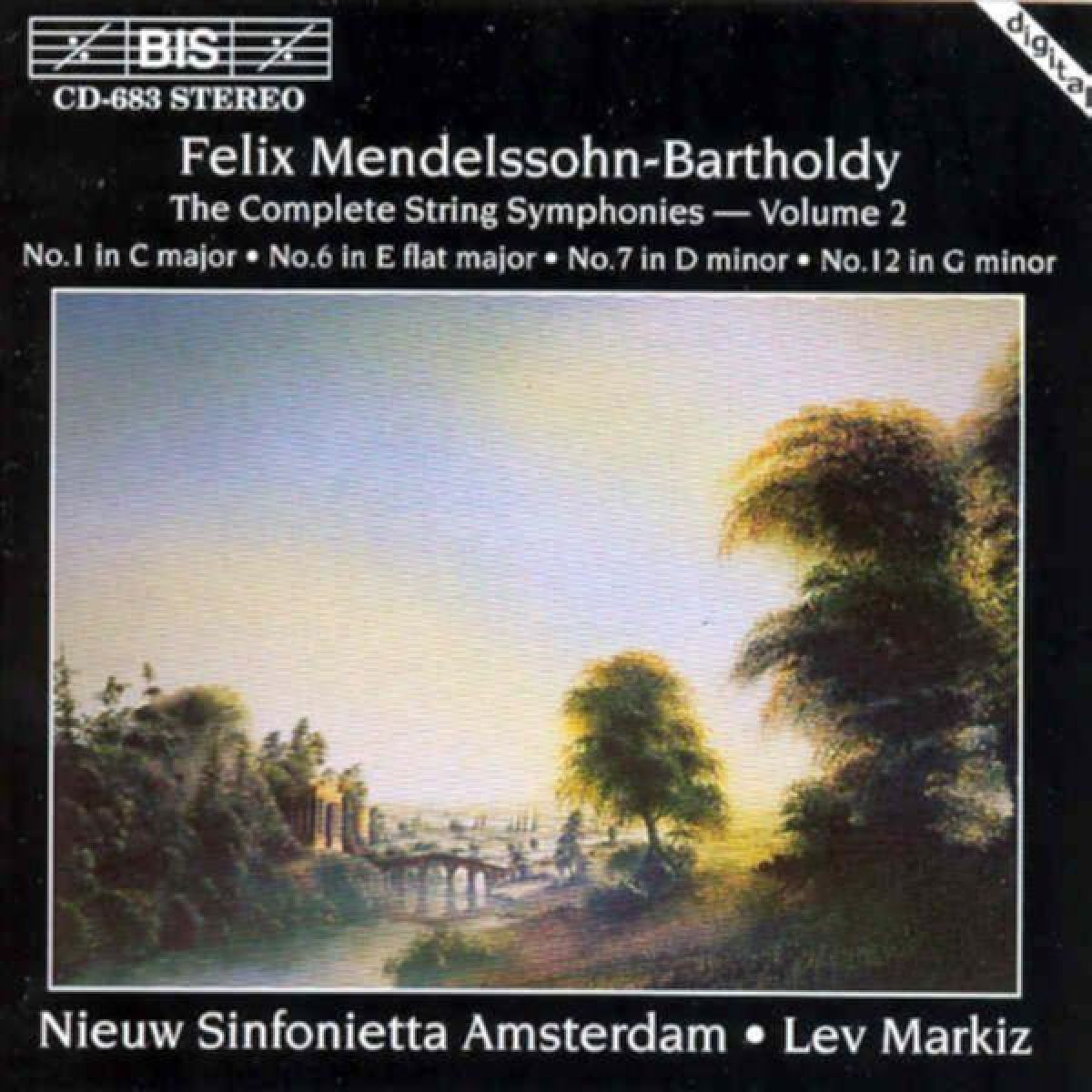 Nieuw Sinfonietta Amsterdam, Lev Markiz - Mendelssohn: The Complete String Symphonies
