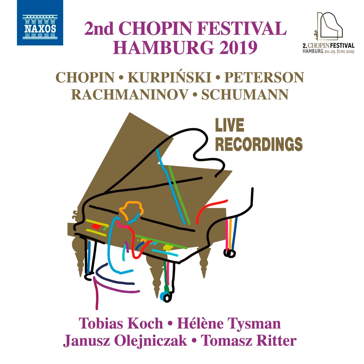 Afbeelding van Tobias Koch & Helene Tysman & Janusz Olejniczak - 2Nd Chopin Festival Hamburg 2019