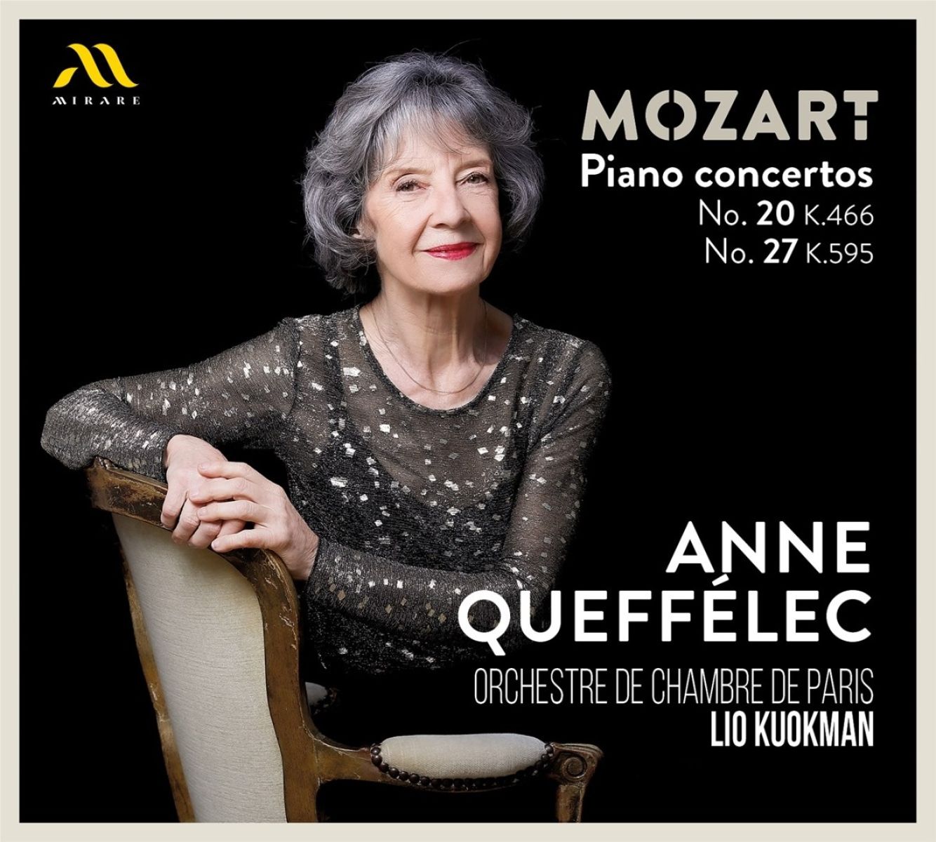 Afbeelding van Anne Queffélec, Orchestre De Chambre De Paris, Lio Kuokman - Mozart: Piano Concerto No. 20 in D Minor, K.466 II