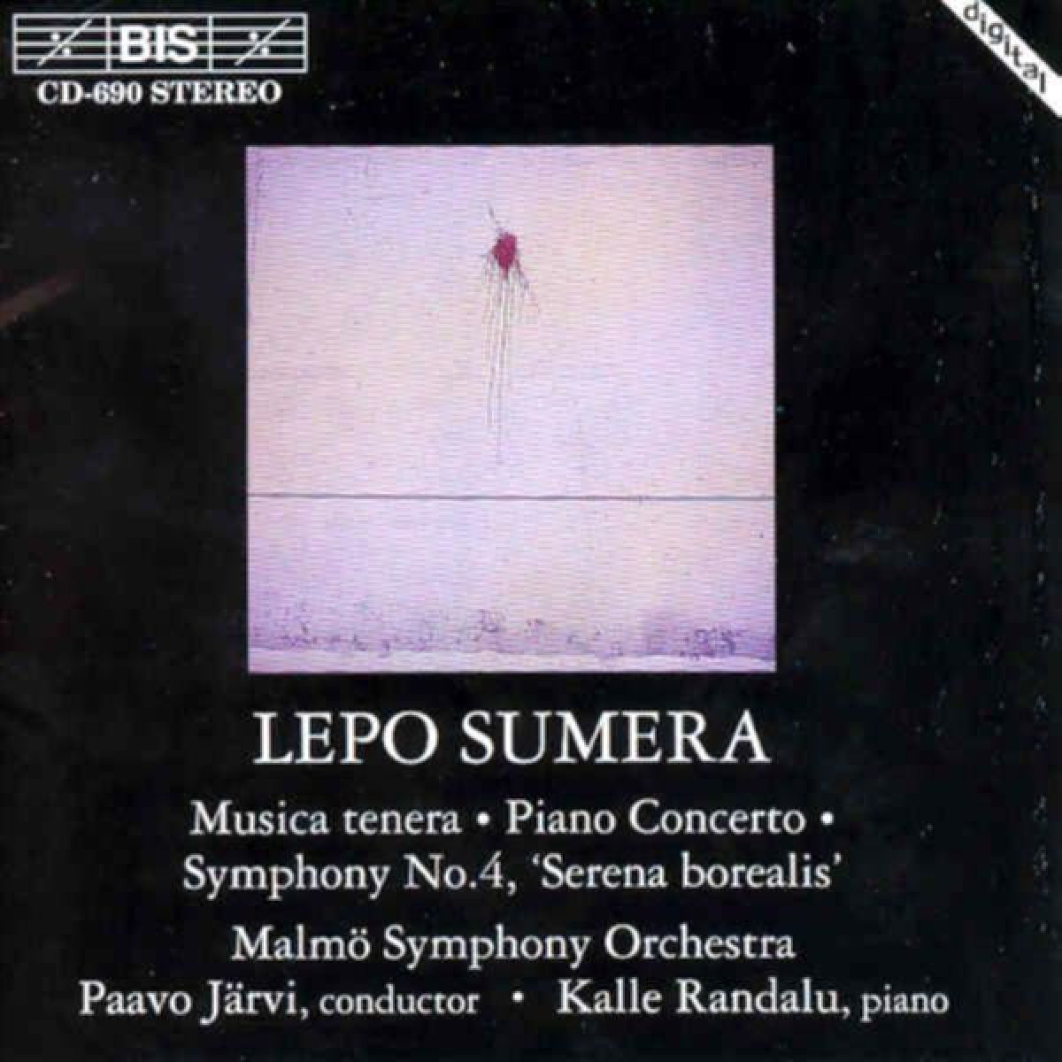 Afbeelding van Kalle Randalu, Malmö Symphony Orchestra, Paavo Järvi - Sumera: Musica Tenera/Piano Concerto/Symphony No.4