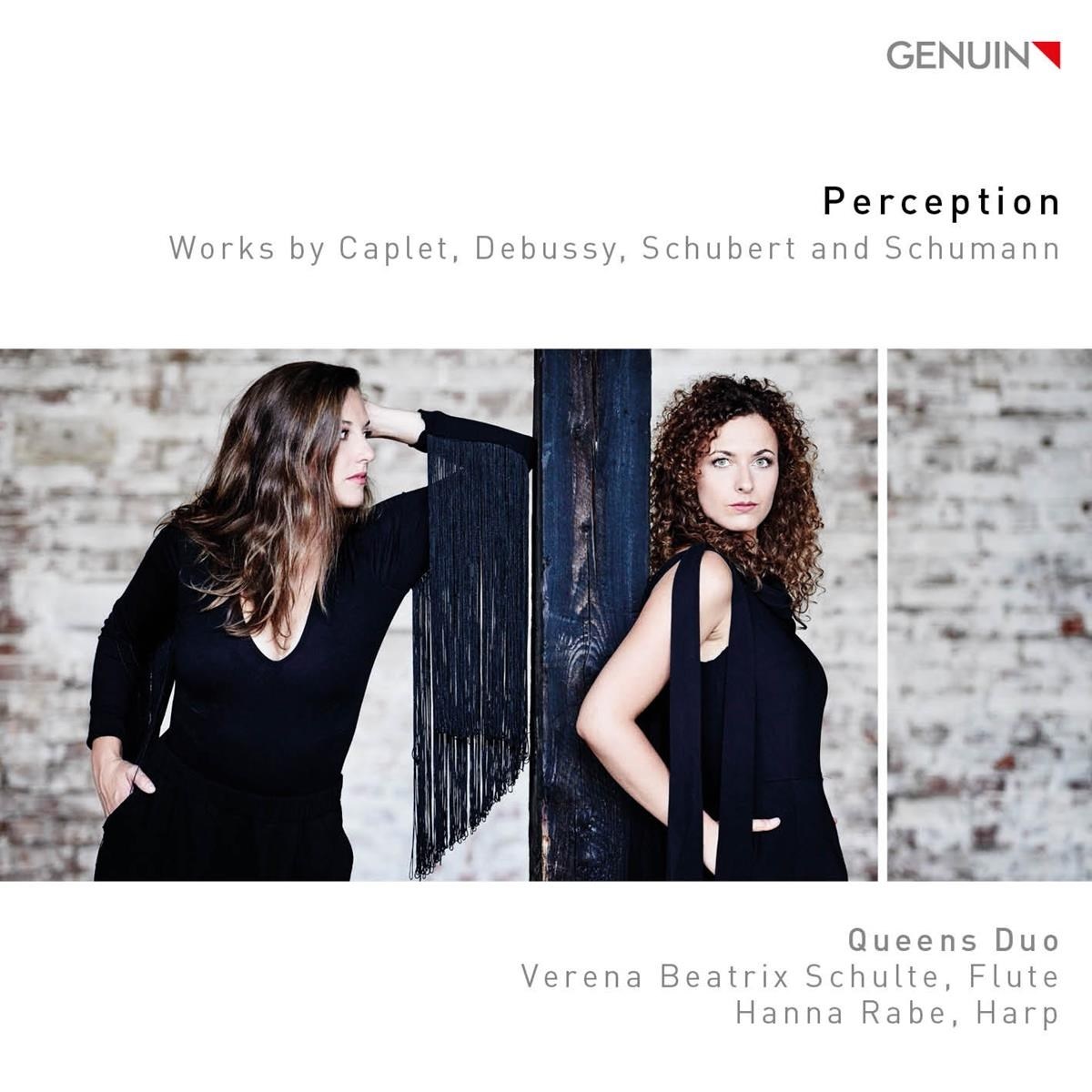 Afbeelding van Queens Duo - Perception - Works By Caplet, Debussy, Schubert And Schumann