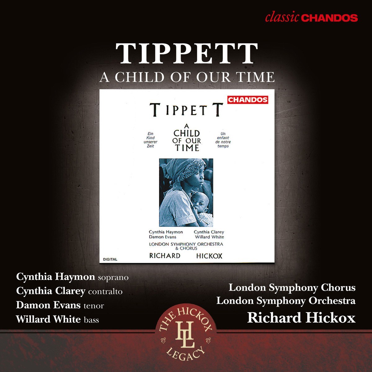 Afbeelding van London Symphony Orchestra, Richard Hickox - Tippett: A Child Of Our Time