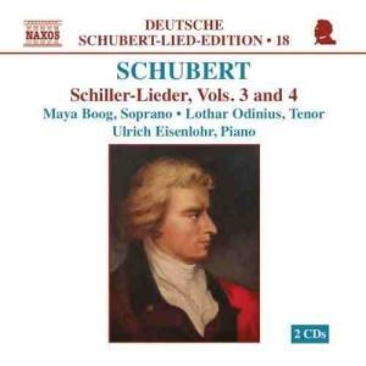 Afbeelding van Maya Boog, Lothar Odinius, Ulrich Eisenlohr - Schubert: Schiller Lieder Vol. 3 & 4