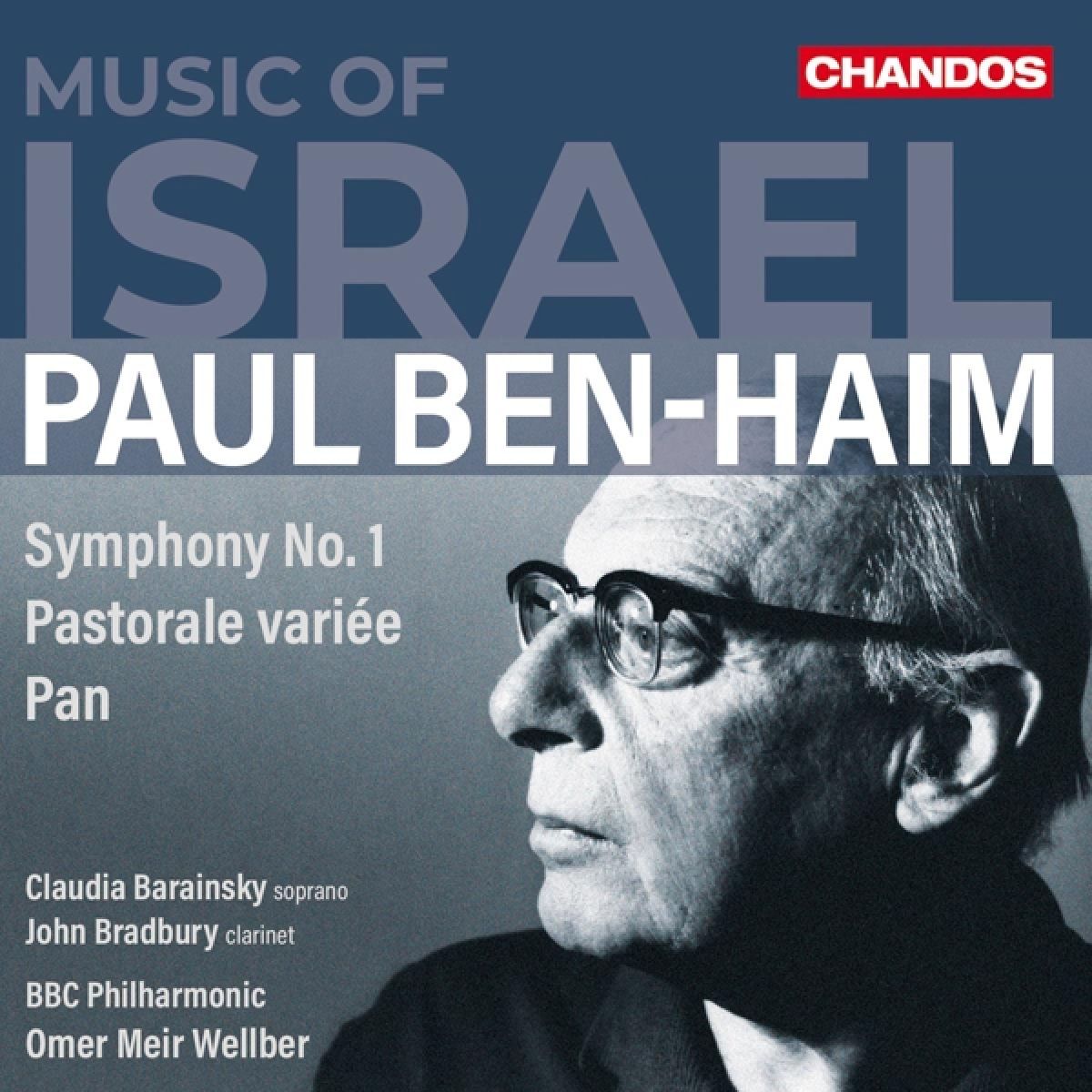 Afbeelding van Claudia Barainsky, John Bradbury, BBC Philharmonic, Omer Meir Wellber - Haim: Ben-Haim Symphony No.1 Pastorale Variée Pan