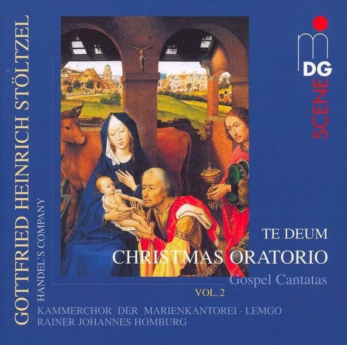 Afbeelding van Kammerchor Der Marienkantorei, Lemgo, Rainer Johannes Homburg - Te Deum Christmas Oratorio Gospel Cantates Vol.2