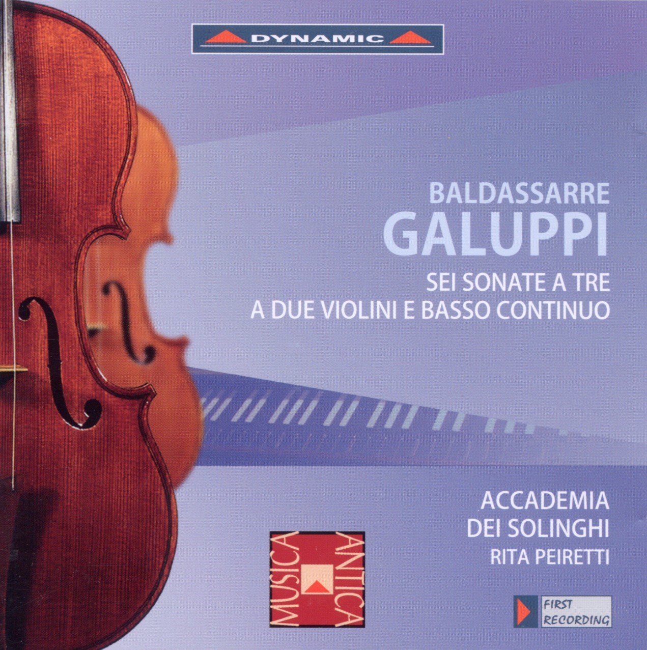 Afbeelding van Accademia Dei Solinghi, Rita Peitetti - Galuppi: Sei Sonate A Due Violini E Basso Continuo